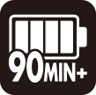 90分でフル充電